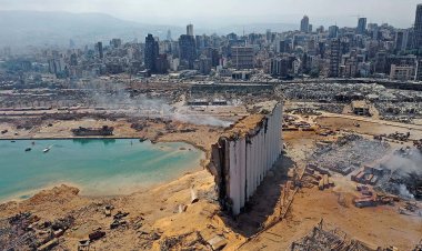 انطلاق نشاط تعبيري على جدار مرفأ بيروت