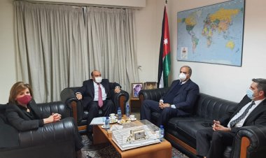 الخطيب وخريش ومجذوب زاروا سفير الأردن
