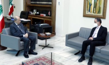 الرئيس عون عرض الاوضاع الاقتصادية مع نعمه وتلقى برقيات تهنئة برمضان من امير الكويت وملك الاردن