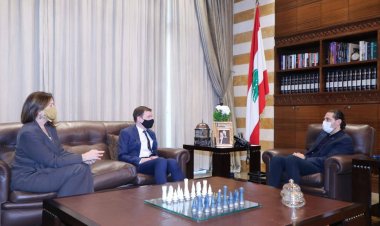 الحريري استقبل هيل وشيا في بيت الوسط