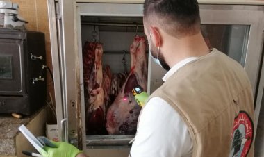 ضبط سلع مدعومة مخزنة أثناء جولة رقابية  في بلدة سير