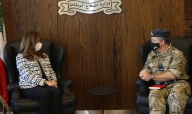 عكر عرضت العلاقات اللبنانية البريطانية مع سيمبسون