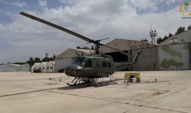 بالفيديو: طوافات  الجيش تقوم برشّ مبيدات حشرية في منطقة اللبوة