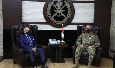 قائد الجيش يستقبل النائب شهيب والسفير السوري عبد الكريم علي
