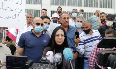اعتصام لحراك البقاع أمام قصر عدل زحلة تأييدا لقرار القاضية سلامة