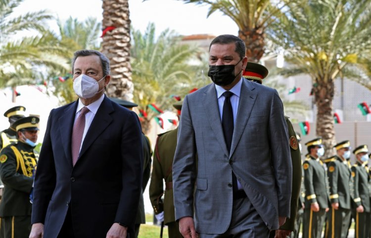 رئيس الوزراء الإيطالي يجري محادثات مع نظيره الليبي في طرابلس