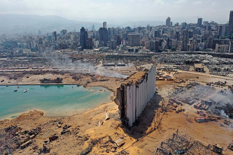 انطلاق نشاط تعبيري على جدار مرفأ بيروت