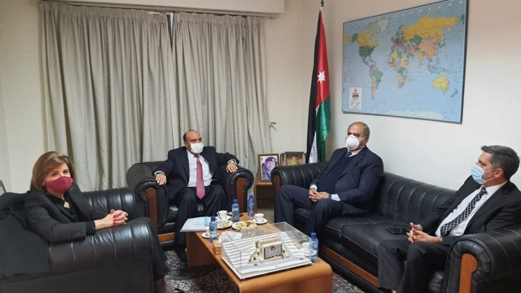 الخطيب وخريش ومجذوب زاروا سفير الأردن