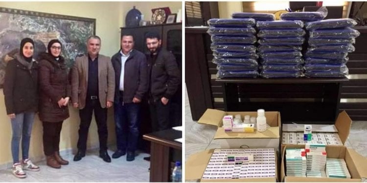 مساعدات طبية إلى بلدية مراح السراج