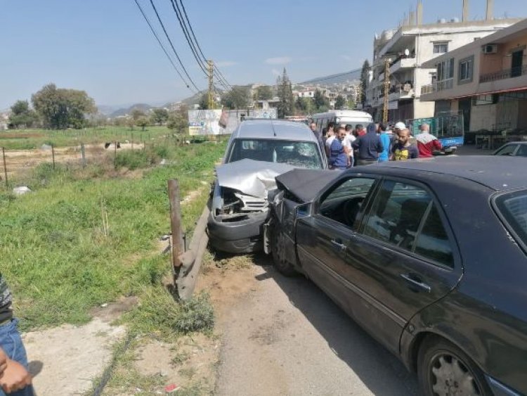 جريح بحادث سير في كفرشلان