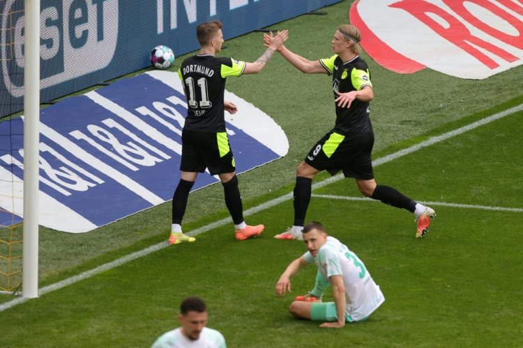 بطولة ألمانيا: ثنائية هالاند تحيي آمال دورتموند بدوري الأبطال