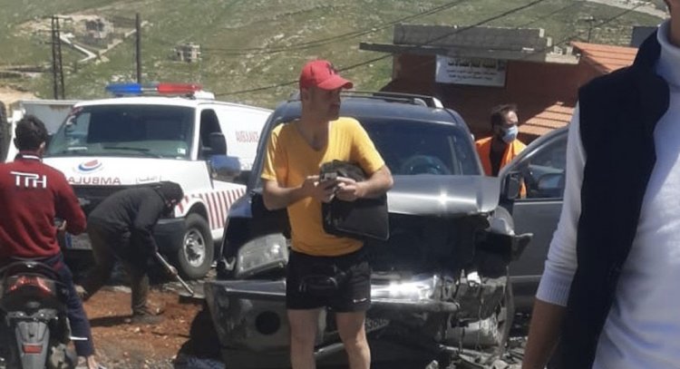 3 جرحى في حادث سير على طريق مركبا العديسة