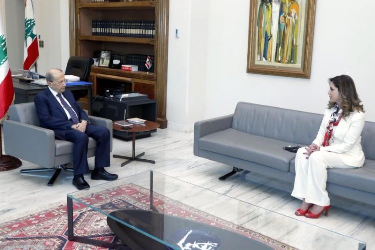 عون استقبل عبد الصمد وسفير الاوروغواي