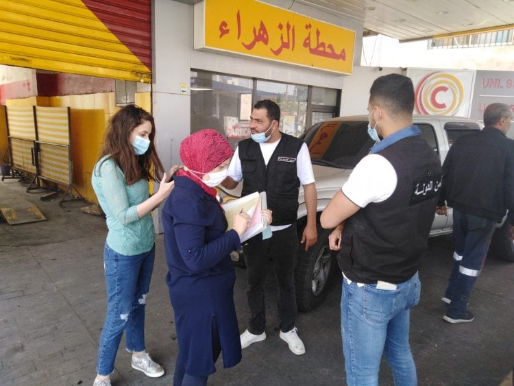 جولة لعناصر أمن الدولة في محطات الوقود في الهرمل