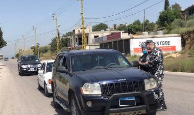 حواجز لـ  قوى الامن  في  النبطية  بيت الدين  تل عباس ومفرق  راس المتن
