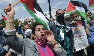 تظاهرة في تونس وتنديد رسمي بـ"العدوان على الأراضي الفلسطينية"