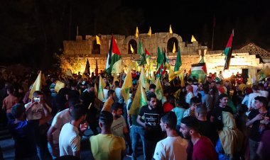 مسيرات في بعلبك احتفالاً  بانتصار غزة
