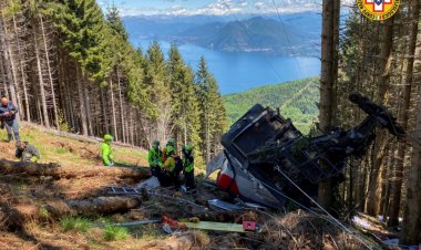 13 قتيلا في تحطم مقصورة تلفريك على ضفة بحيرة مادجوري في إيطاليا