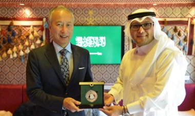 بخاري بحث التطورات الاقليمية والدولية مع سفير اليابان