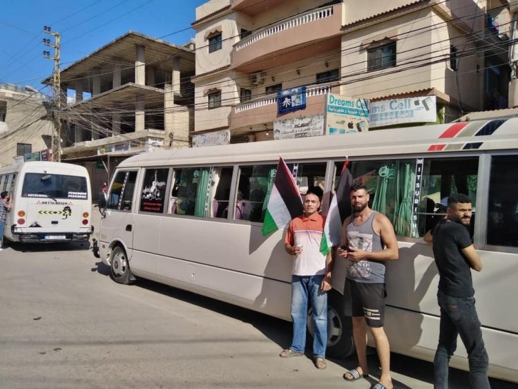 انطلاق باصات من مخيمي البارد والبداوي نحو الحدود الجنوبية