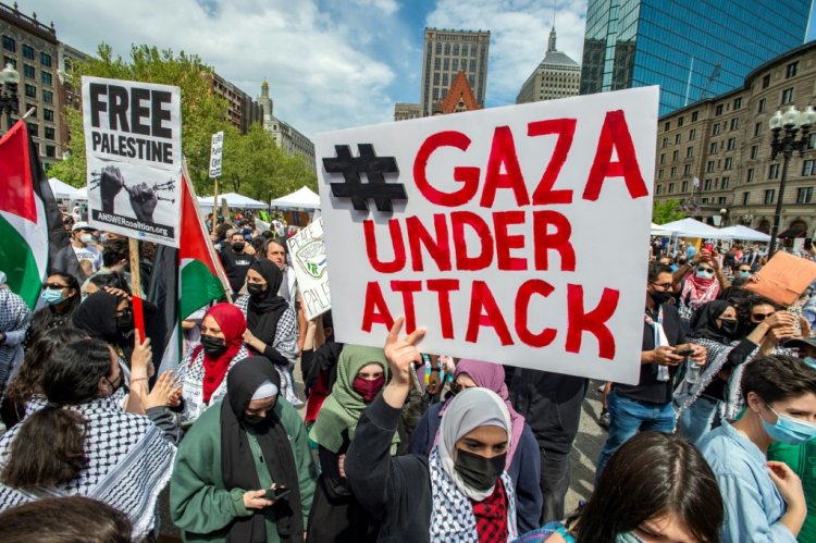 الآلاف يتظاهرون في الولايات المتحدة وكندا دعما للفلسطينيين