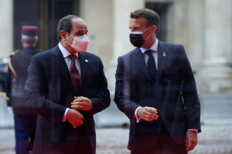 ماكرون والسيسي يعدان لوساطة مع الأردن لوقف إطلاق النار بين إسرائيل والفلسطينيين