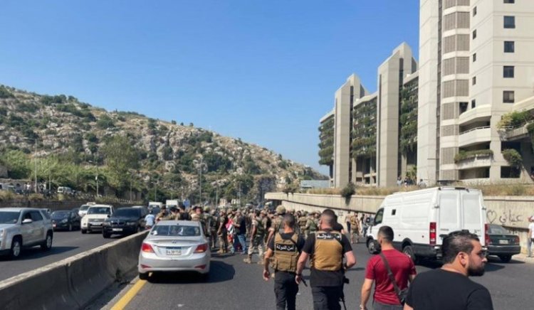 بعد الإشكالات وسقوط عدد من الجرحى...  الهدوء يعود الى أوتوستراد يسوع الملك