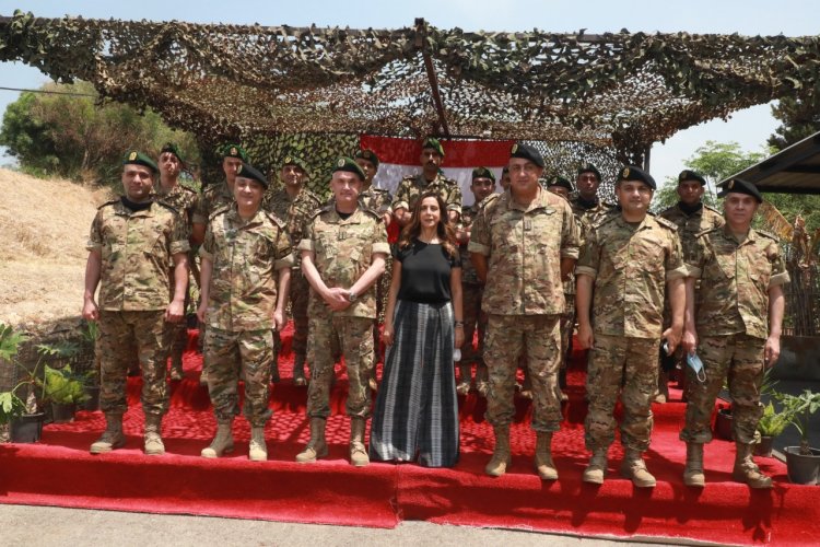 عكر شددت على دور الجيش في التصدي لأي إعتداءات ومنع التهريب