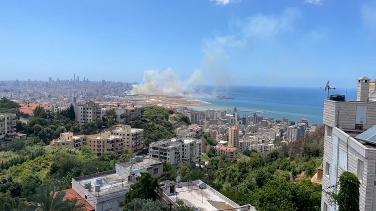 حريق في مرفأ بيروت؟