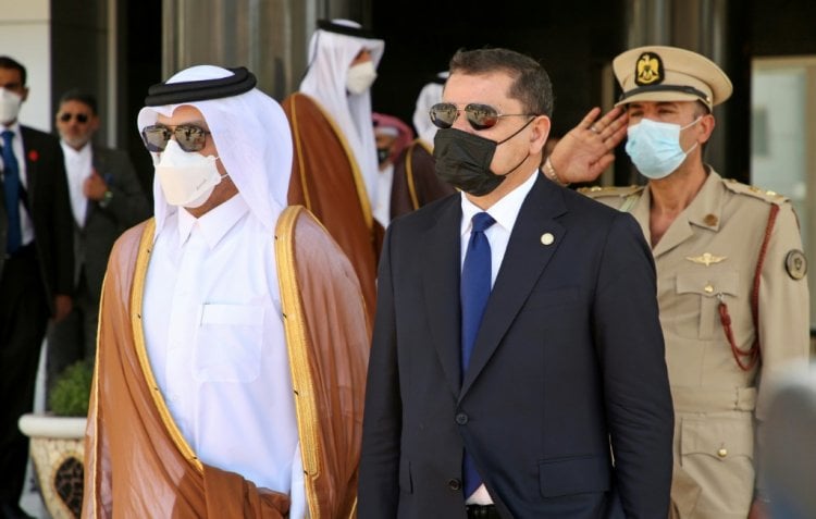 وزير خارجية قطر يؤكد من طرابلس دعم السلطة الليبية الجديدة