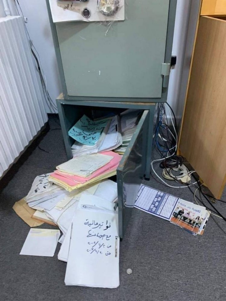 سرقة حواسيب وقطع إلكترونية وكاميرات مراقبة من ثانوية جب جنين