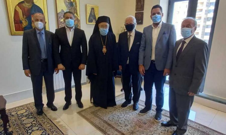 عوده يستقبل وفد المستقبل في بيروت