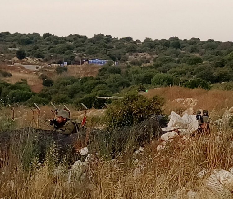 دورية معادية اجتازت البوابة الحديدية قبالة عديسة