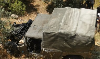 إصابة 6 عسكريين في انقلاب آلية عسكرية في عزقي ـ الضنية