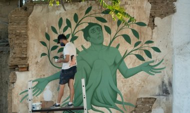 رسوم مستوحاة من الأساطير اليونانية على جدران نيقوسيا تضفي فرحاً بعد الجائحة