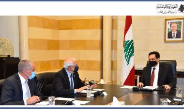 دياب استقبل بوريل: مفتاح الحل يكمن بتشكيل حكومة تستأنف التفاوض مع صندوق النقد