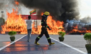 بورما تتتلف حرقا مخدرات تفوق قيمتها نصف مليار دولار