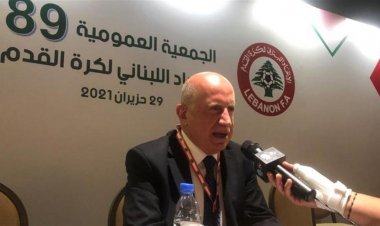هاشم حيدر رئيسا اللاتحاد اللبناني لكرة القدم