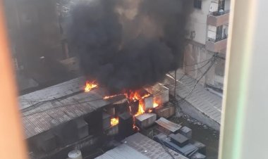 اخماد حريق في 3 مولدات كهربائية وخزان مازوت في حي البستان بصيدا ولا اصابات