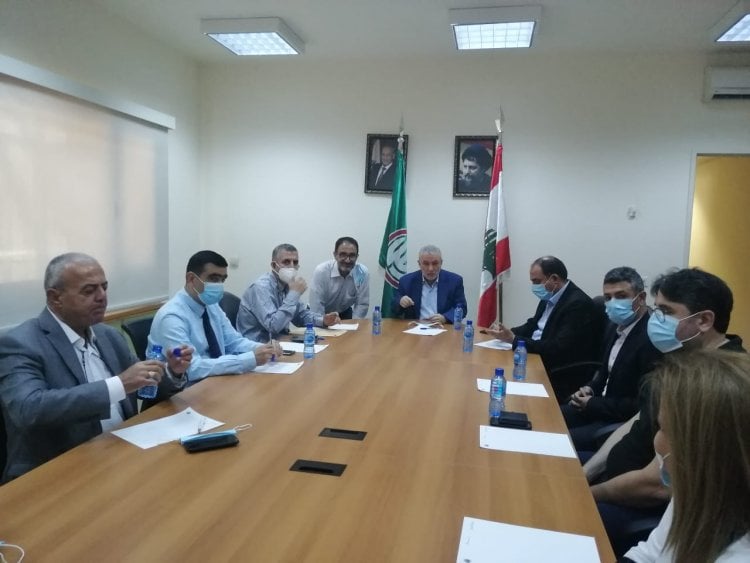 المكتب التربوي في أمل استقبل وفد رابطة متفرغي اللبنانية