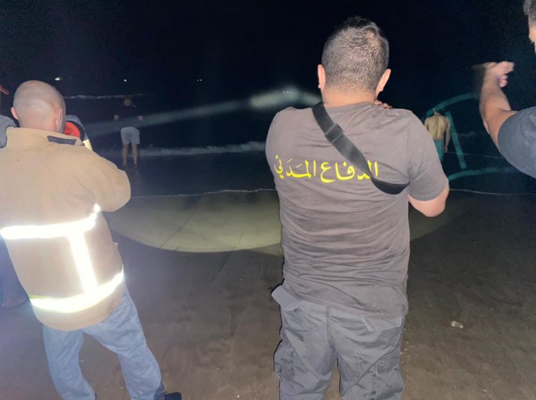 إنقاذ 3 أشخاص من الغرق على شاطىء صيدا