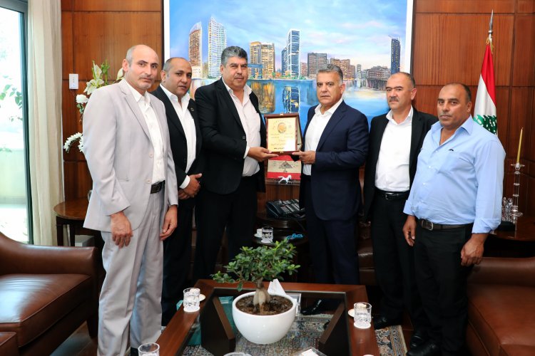 ابراهيم استقبل وفداً من رابطة مخاتير وادي خالد وعرض معهم شؤون المنطقة