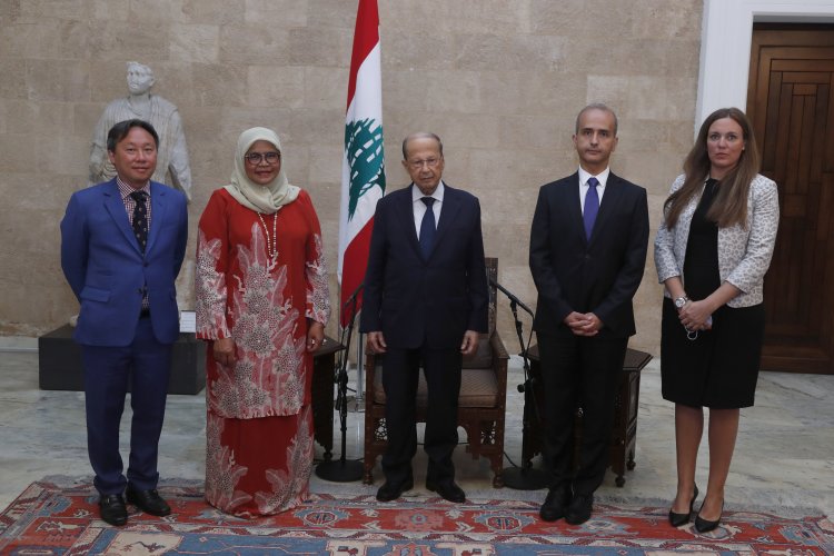 عون: إرادة اللبنانيين في مواجهة التحديات ثابتة ولا بد للمجتمع الدولي من المساعدة على إيجاد حلول للازمات المتلاحقة في بلدنا