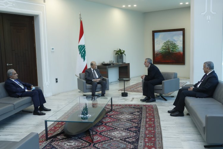 عون  التقى  قصاب تحضيراً للقاء الذي دعا اليه البابا فرنسيس
