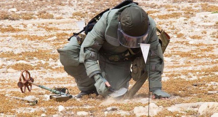 بلاغ تفجير قذائف وأجسام متفجّرة في حقل عيون السيمان