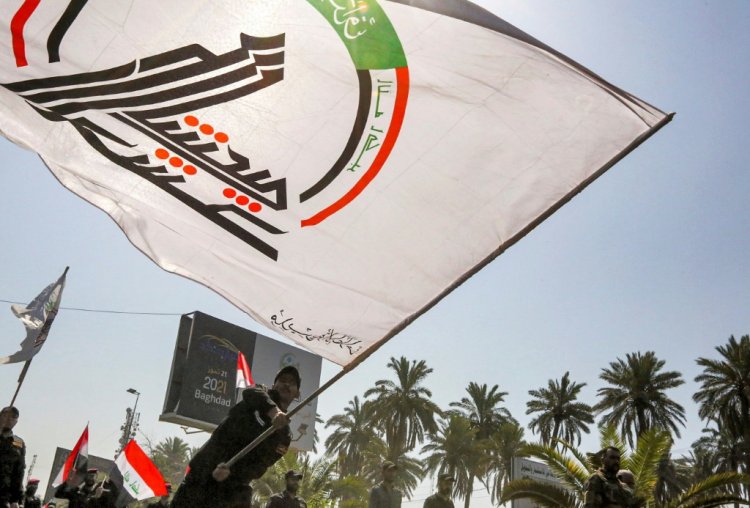 تشييع رمزي في بغداد لقتلى الحشد الشعبي في الغارة الأميركية