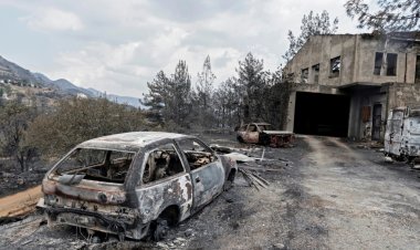 سكان قرى جبل ترودوس في قبرص تحت هول الصدمة جراء حريق أتى على هضاب منطقتهم