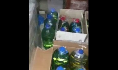 مصادرة كمية كبيرة من مادة البنزين مخزّنة في غالونات بلاستيكية داخل منزل في عين المريسة