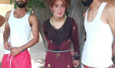 شبان من بلدة حي حمدون المنية القوا القبض على سارق متنكرا بزي امرأة