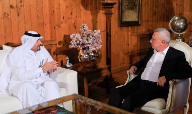 فرنجيه يستقبل السفير القطري في زيارة وداعية